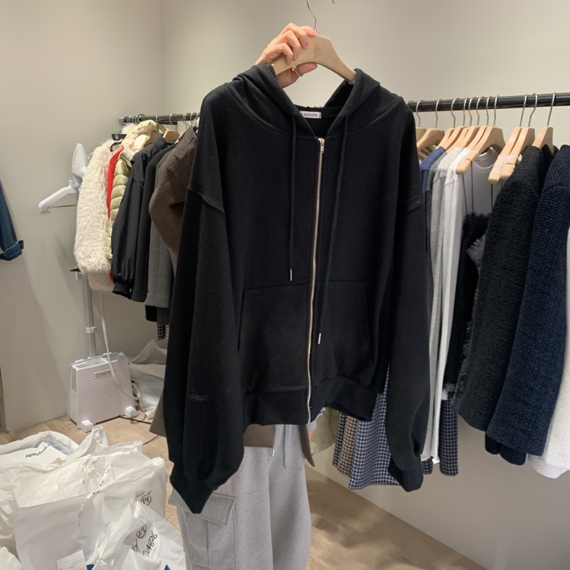 ORMORE東大門代購女士新品26春夏人氣休閑時尚推薦衛衣拉鏈ORMORE衛衣圖色4