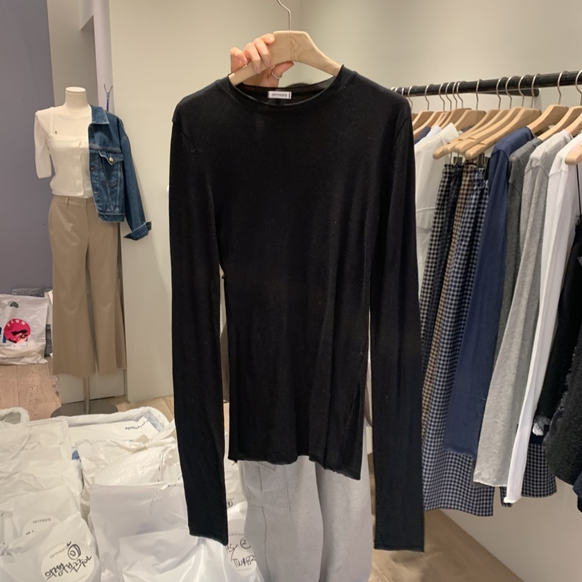 ORMORE東大門實拍女裝新品26春夏真品休閑人氣時尚長袖T恤ORMORE長袖T恤圖色5