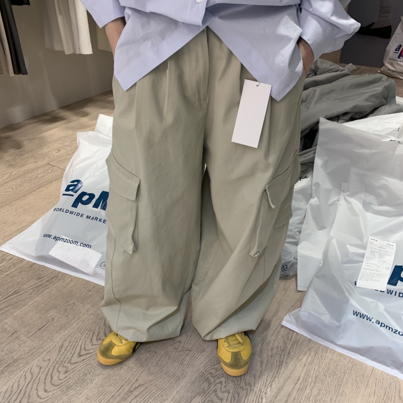 ORMORE東大門代購女裝新品推薦真品職業時尚26春夏休閑褲ORMORE休閑褲圖色1