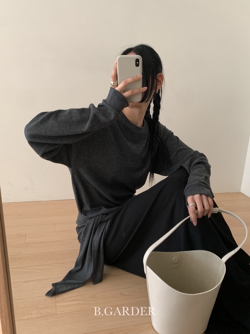 B_GARDER東大門代購女裝新款休閑職業時尚推薦人氣長袖T恤B.GARDER長袖T恤