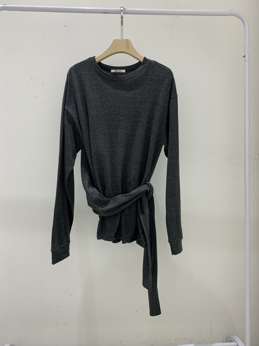 B_GARDER東大門代購女裝新款休閑職業時尚推薦人氣長袖T恤B.GARDER長袖T恤圖色2墨