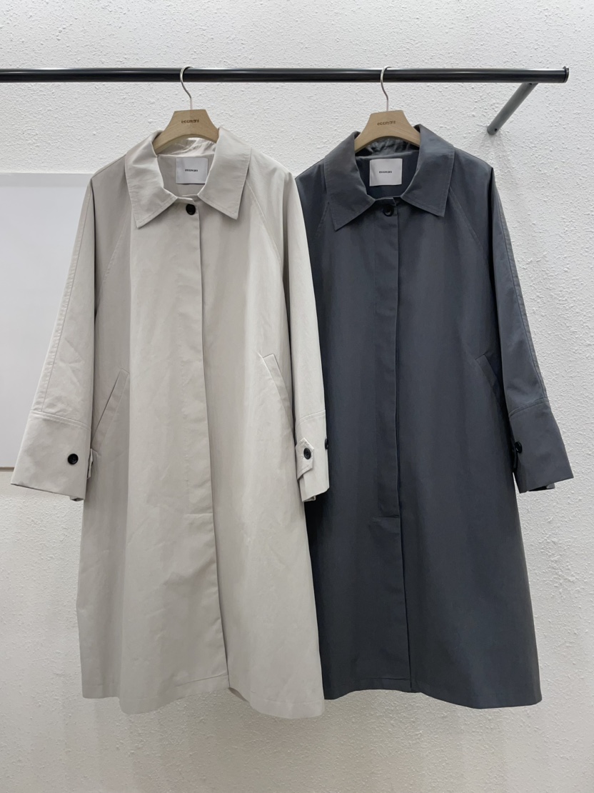 EGGPLANT東大門代購女裝新品26春夏推薦休閑真品長款風衣EGGPLANT長款風衣