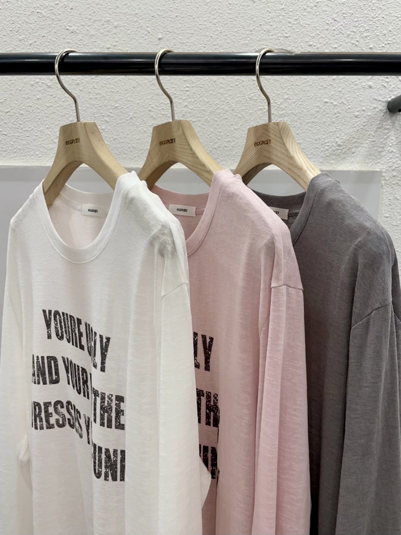 EGGPLANT韓國代購女裝新品時尚26春夏推薦職業人氣長袖T恤EGGPLANT長袖T恤