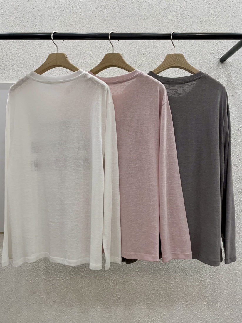 EGGPLANT韓國代購女裝新品時尚26春夏推薦職業人氣長袖T恤EGGPLANT長袖T恤