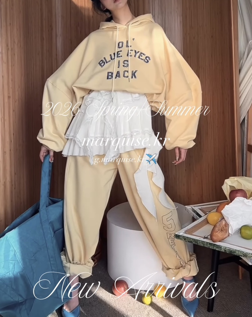 SUGAR CASE東大門實拍女裝新款休閑推薦時尚26春夏休閑褲SUGAR CASE休閑褲