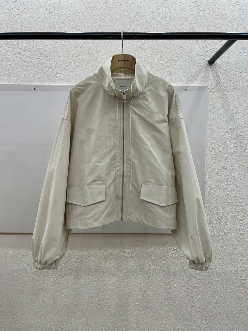 EGGPLANT東大門代購女士新款真品推薦26春夏熱賣夾克高領EGGPLANT夾克圖色2