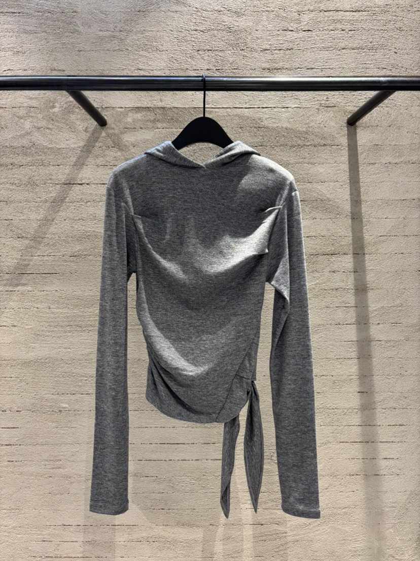 SUGAR CASE東大門直郵女裝新品推薦休閑人氣長袖T恤褶皺SUGAR CASE長袖T恤圖色2