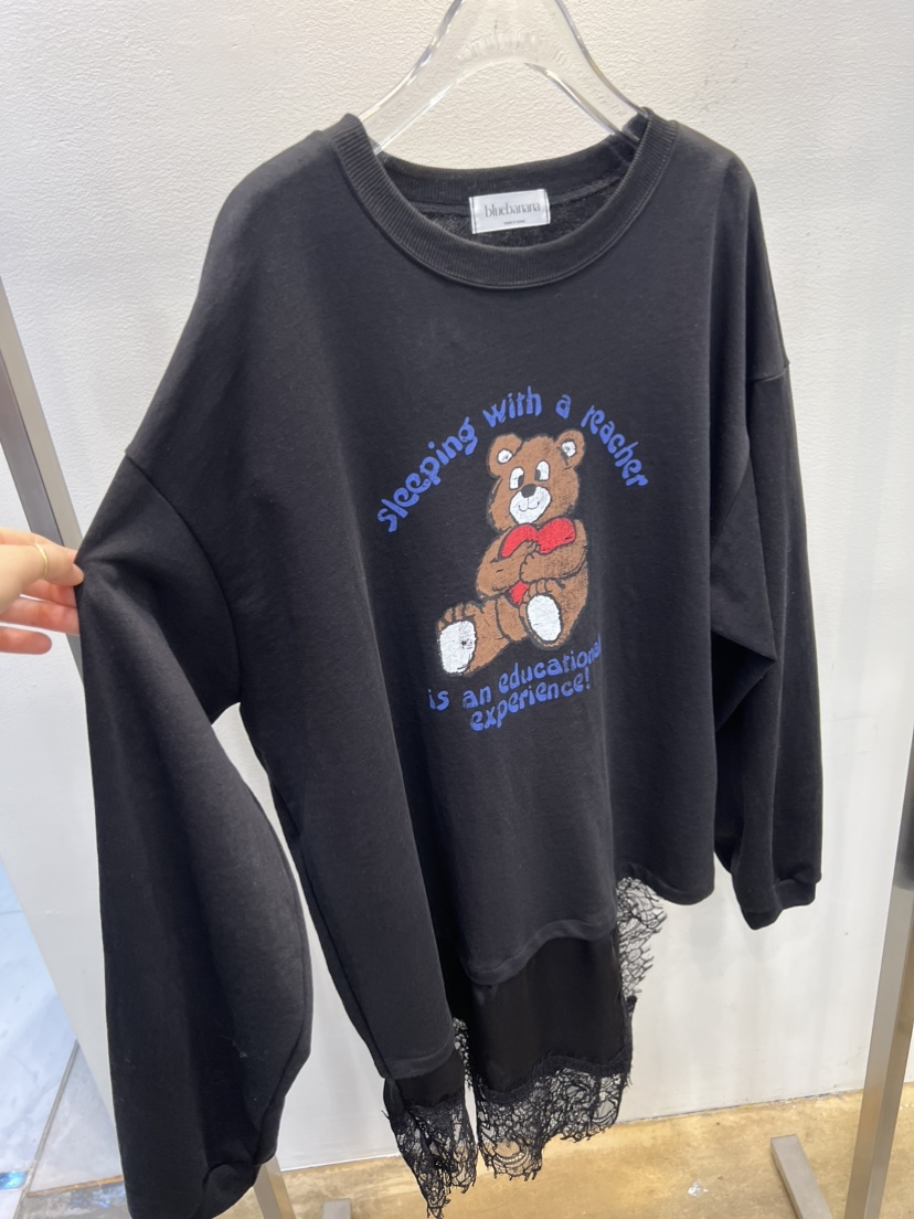 BLUE BANANA東大門實拍女裝新品真品時尚長袖T恤不含項鏈BLUE BANANA長袖T恤圖色1