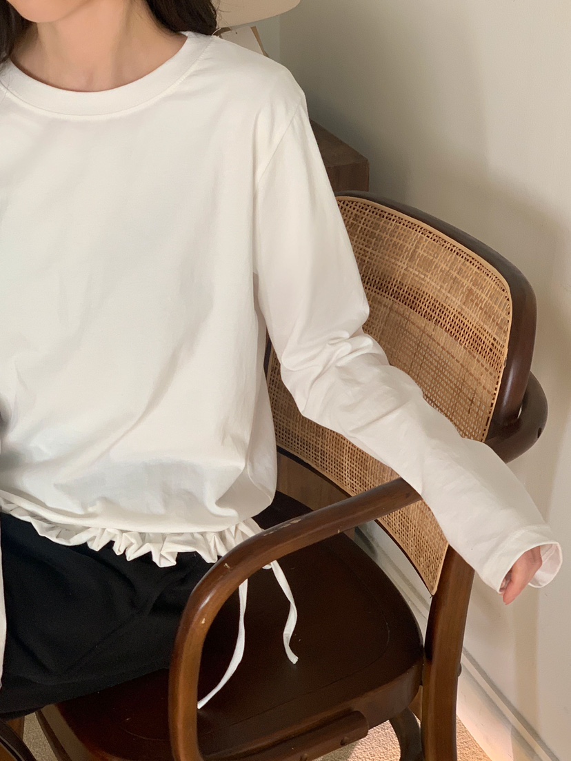 FORMSTUDIO韓國代購女士新品休閑真品推薦熱賣人氣長袖T恤FORMSTUDIO長袖T恤