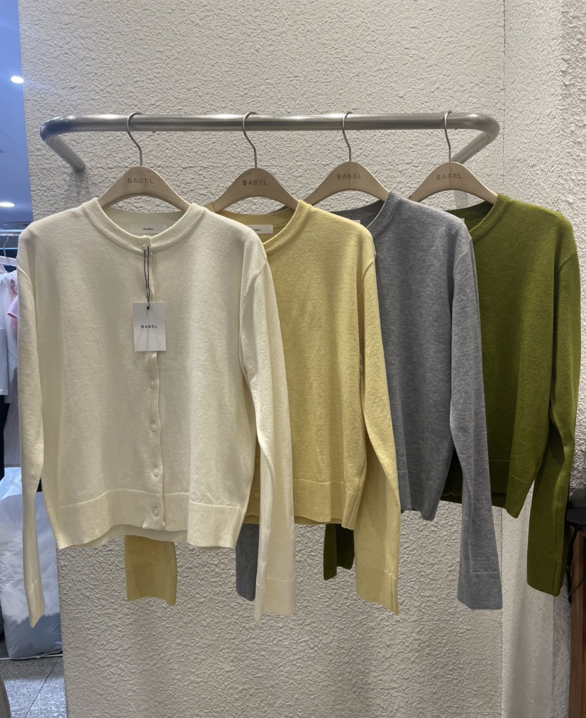 BABEL東大門代購女裝新品26春夏時尚真品熱賣休閑職業針織衫BABEL針織衫