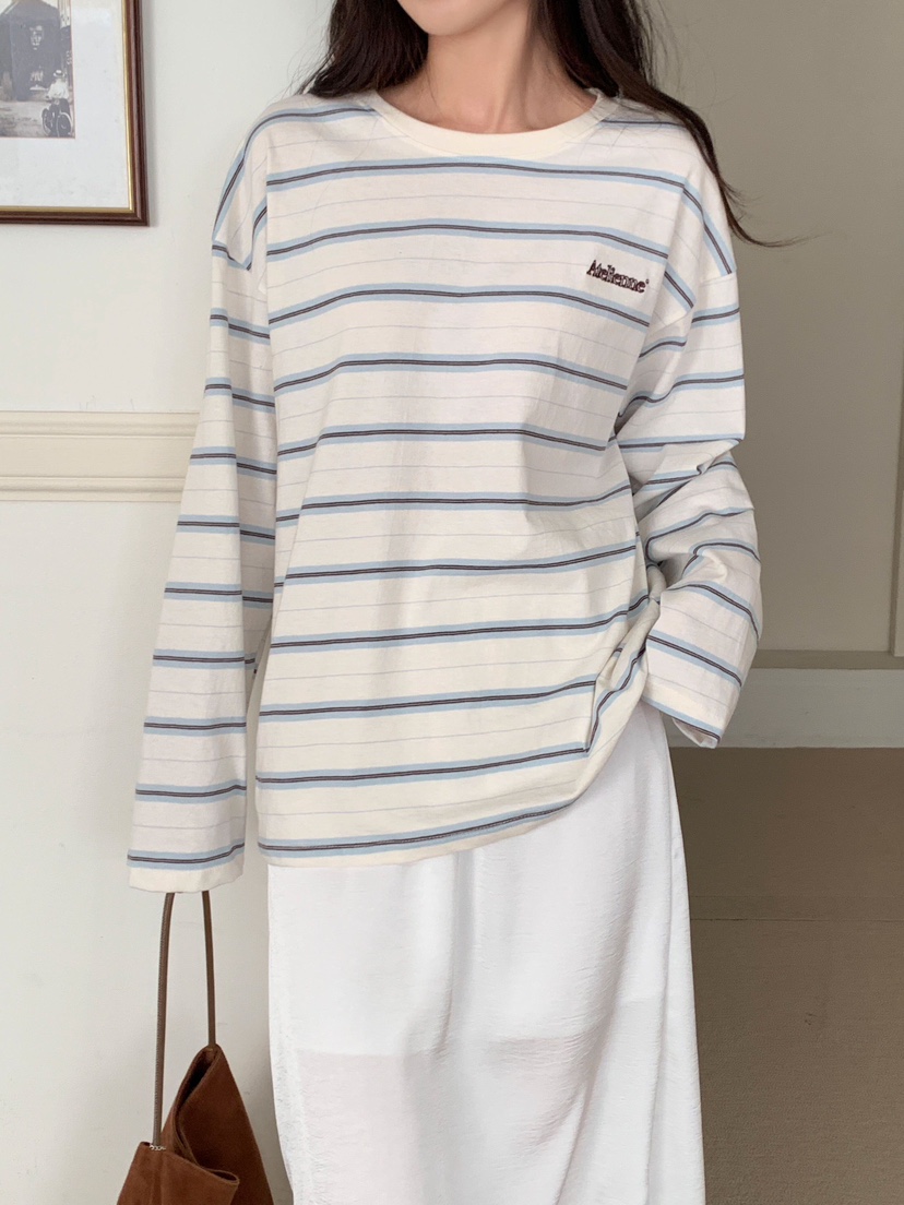 FORMSTUDIO東大門直郵女士新款真品職業休閑26春夏長袖T恤FORMSTUDIO長袖T恤