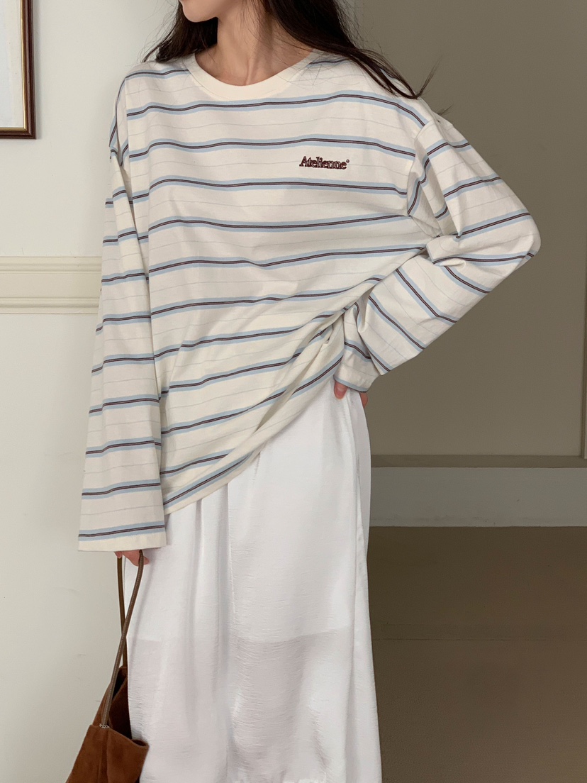 FORMSTUDIO東大門直郵女士新款真品職業休閑26春夏長袖T恤FORMSTUDIO長袖T恤