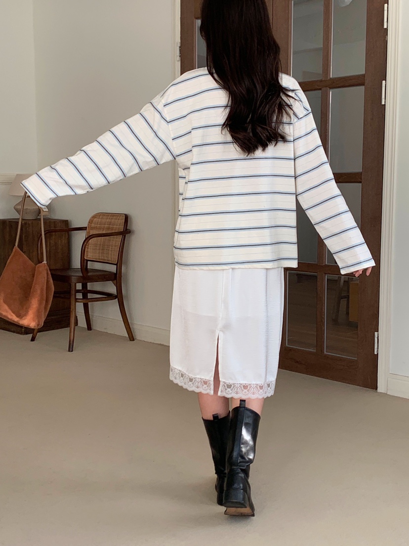 FORMSTUDIO東大門直郵女士新款真品職業休閑26春夏長袖T恤FORMSTUDIO長袖T恤