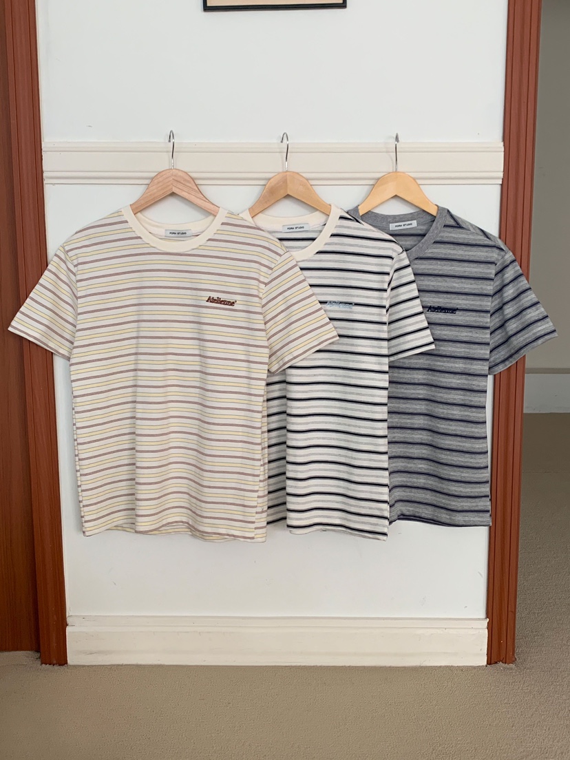 FORMSTUDIO東大門代購女裝新品人氣推薦休閑26春夏職業T恤FORMSTUDIOT恤圖色3左三色