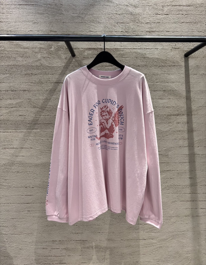 SUGAR CASE東大門實拍女裝新款推薦職業26春夏熱賣長袖T恤SUGAR CASE長袖T恤圖色1