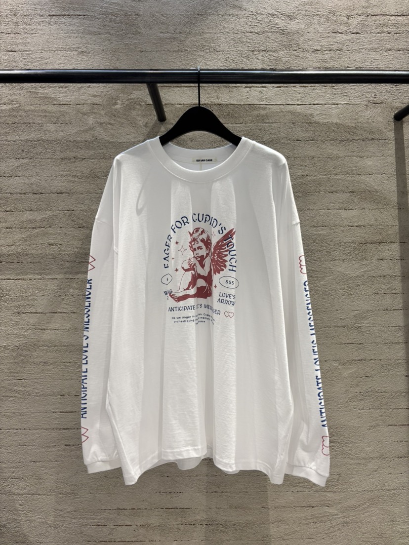 SUGAR CASE東大門實拍女裝新款推薦職業26春夏熱賣長袖T恤SUGAR CASE長袖T恤圖色2