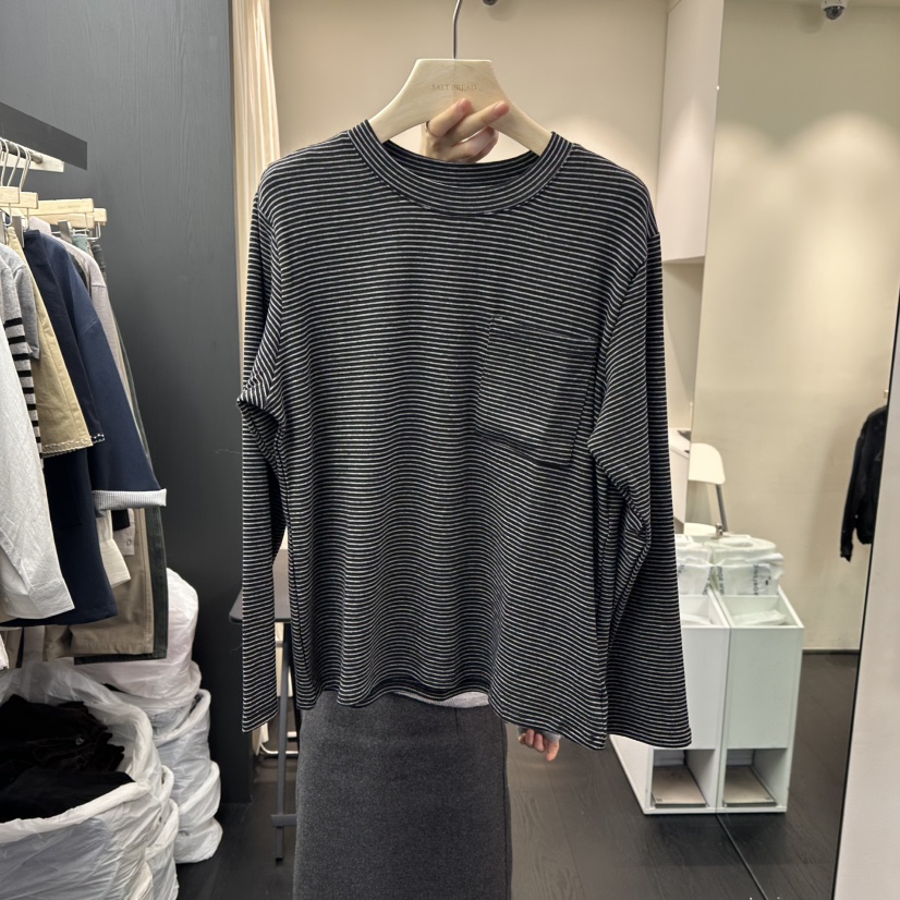 SALT BREAD韓國直郵女士新品熱賣真品26春夏職業長袖T恤SALT BREAD長袖T恤圖色1