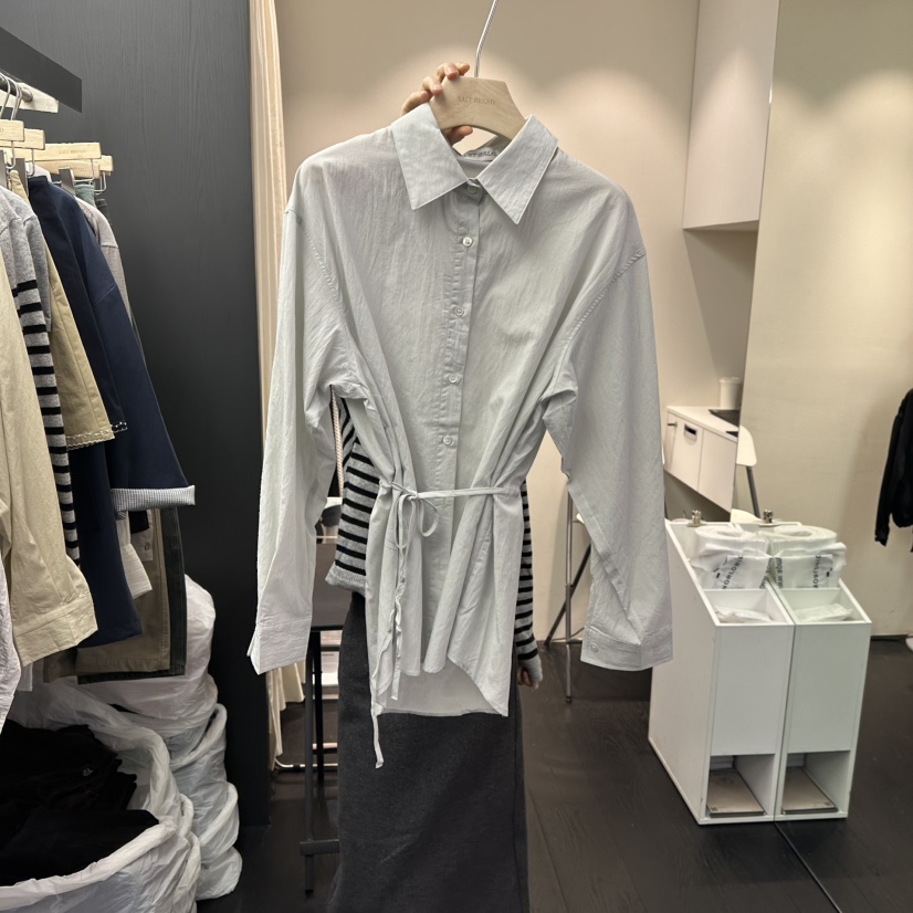 SALT BREAD韓國直郵女裝新款休閑推薦時尚襯衫蕾絲衫SaleSALT BREAD襯衫/蕾絲衫圖色2