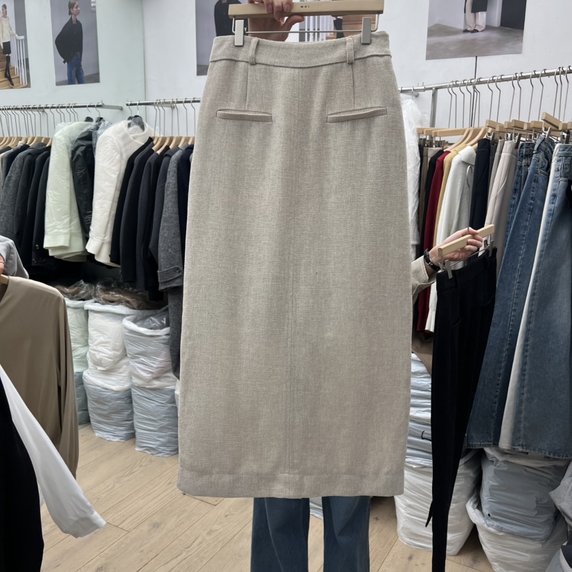 MOI-A韓國直郵女士新品真品職業熱賣推薦休閑半身裙中短裙MOI-A半身裙/中短裙圖色1