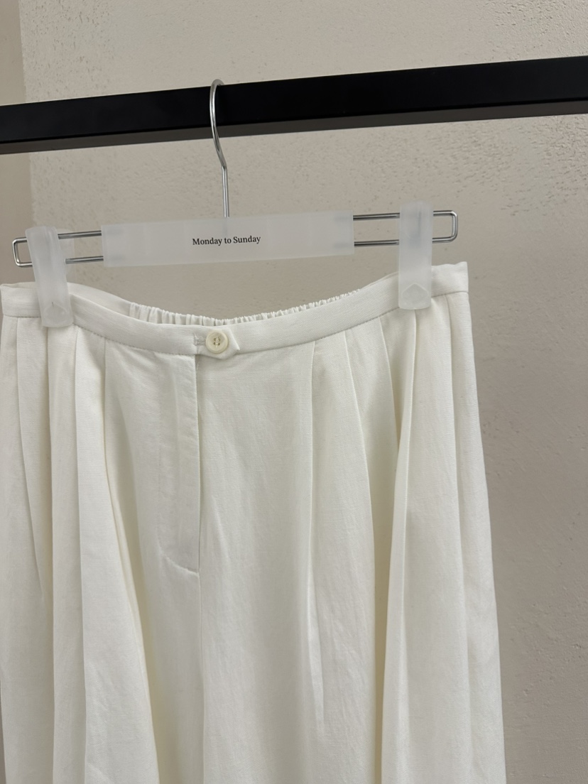 MONDAY TO SUNDAY東大門直郵女士新品熱賣休閑褲亞麻布MONDAY TO SUNDAY休閑褲