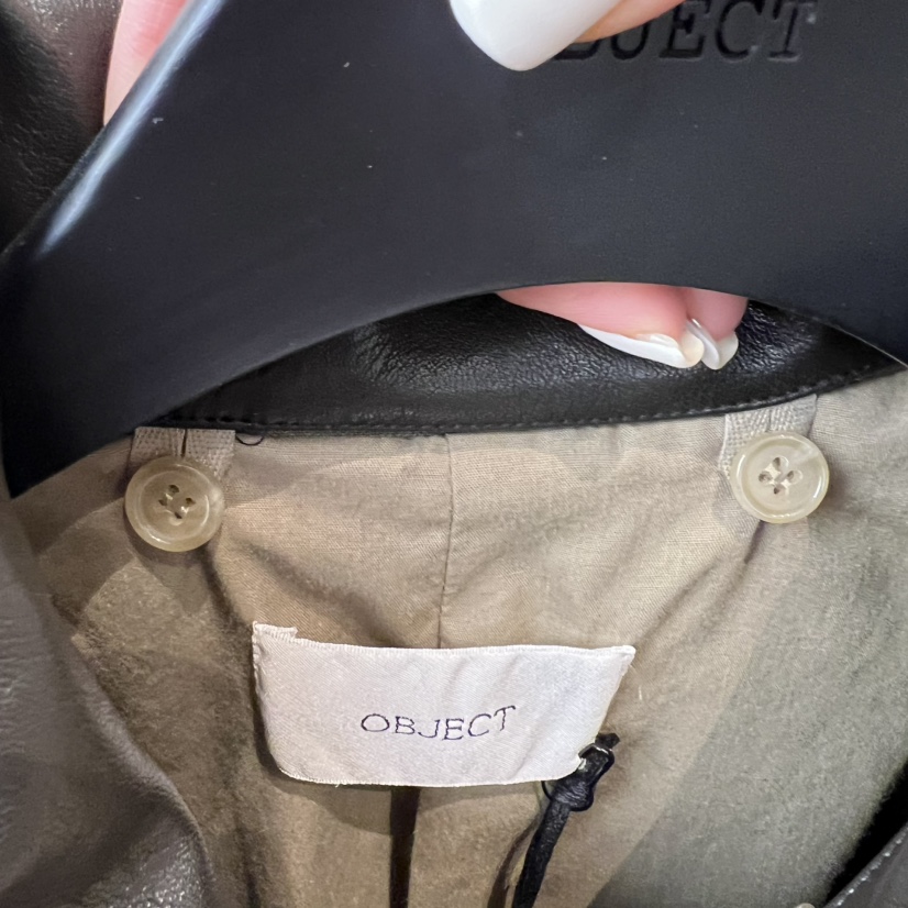 OBJECT韓國代購女裝新品休閑26春夏熱賣真品職業時尚夾克OBJECT夾克