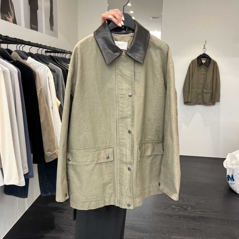 OBJECT韓國代購女裝新品休閑26春夏熱賣真品職業時尚夾克OBJECT夾克圖色1