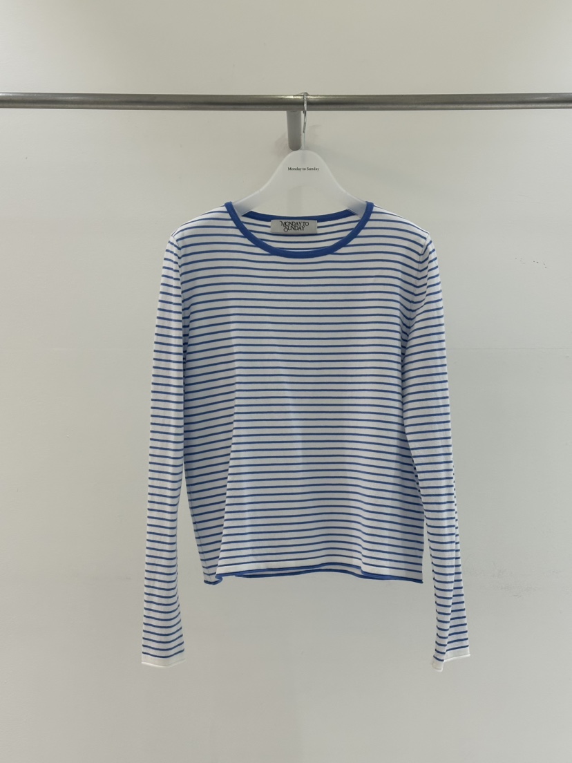 MONDAY TO SUNDAY東大門直郵女士新款熱賣26春夏長袖T恤MONDAY TO SUNDAY長袖T恤圖色1