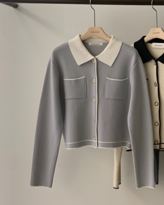 ANDYOUBROWN東大門直郵女裝新款人氣休閑時尚職業針織衫開衫ANDYOUBROWN針織衫圖色1