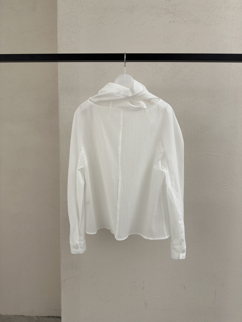 MONDAY TO SUNDAY東大門實拍女裝新款熱賣襯衫蕾絲衫褶皺MONDAY TO SUNDAY襯衫/蕾絲衫