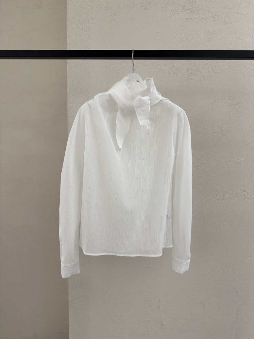 MONDAY TO SUNDAY東大門實拍女裝新款熱賣襯衫蕾絲衫褶皺MONDAY TO SUNDAY襯衫/蕾絲衫圖色1