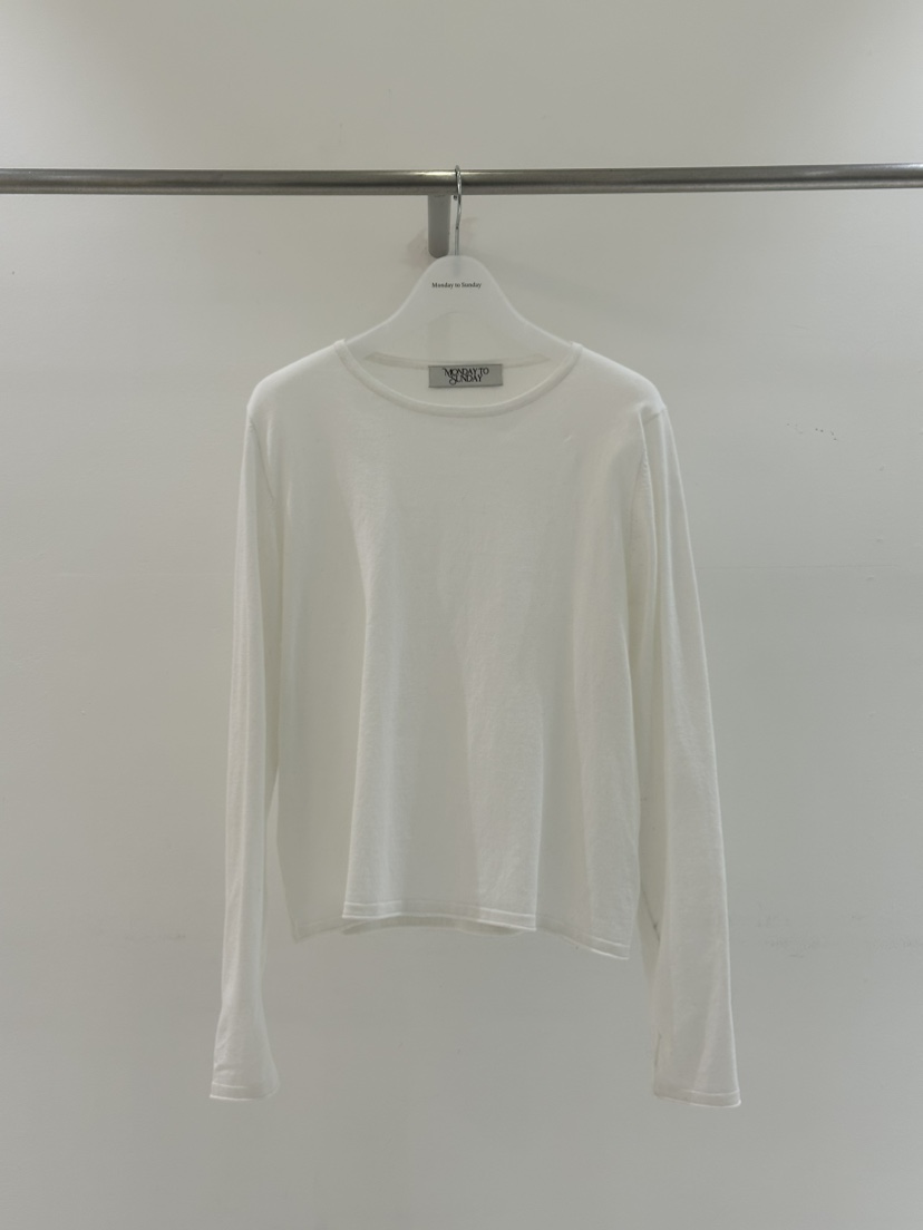 MONDAY TO SUNDAY東大門實拍女裝新款真品熱賣時尚長袖T恤MONDAY TO SUNDAY長袖T恤圖色1