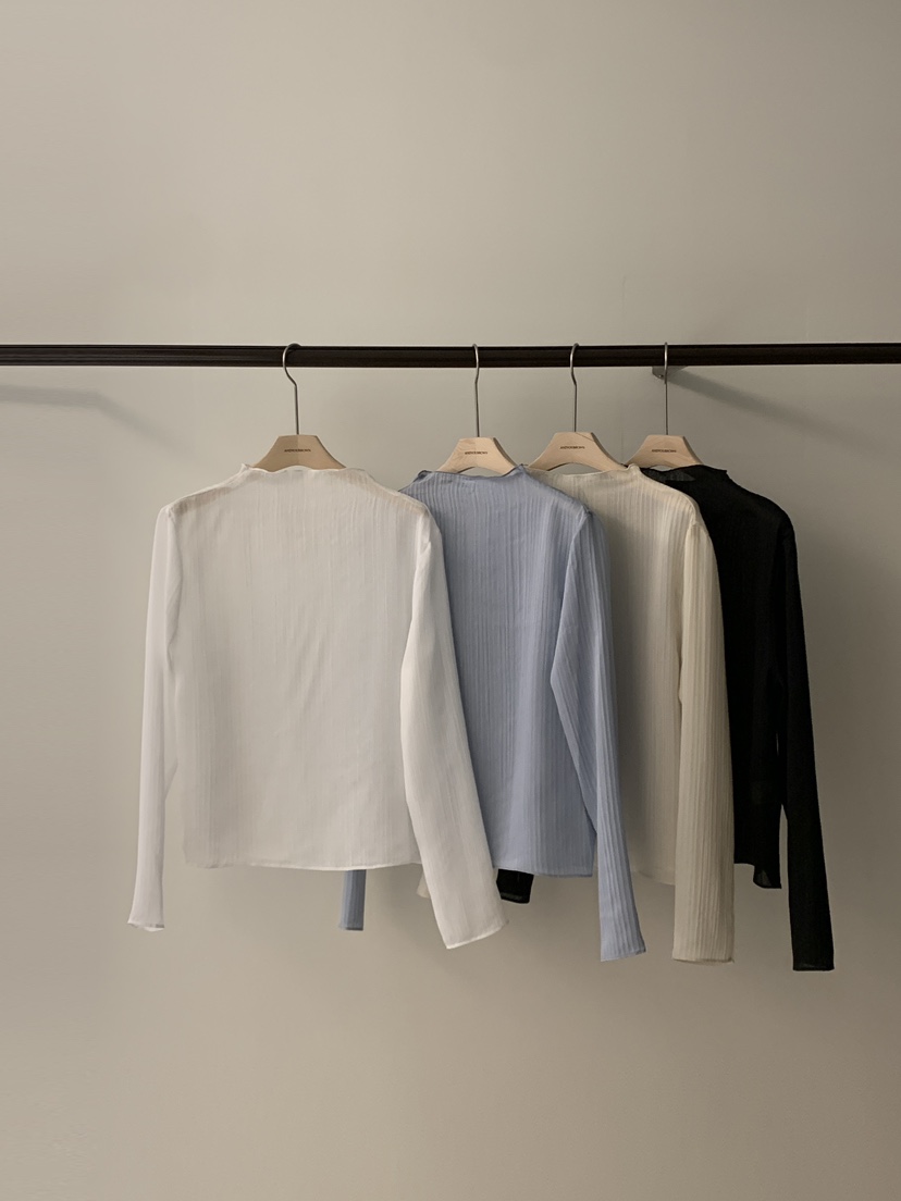 ANDYOUBROWN東大門直郵女士新款熱賣26春夏職業襯衫蕾絲衫ANDYOUBROWN襯衫/蕾絲衫圖色2左二色