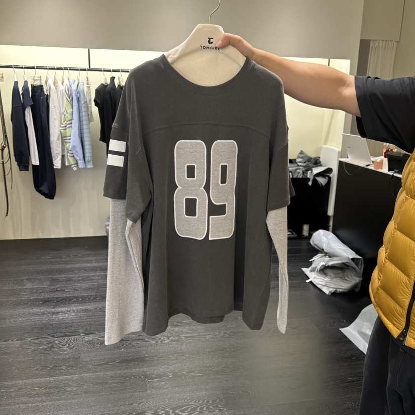 TOMGIRL韓國代購女士新品熱賣真品休閑時尚人氣推薦長袖T恤TOMGIRL長袖T恤圖色1