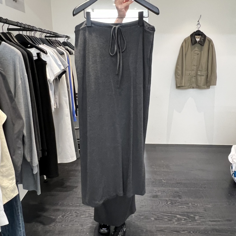 OBJECT東大門代購女裝新品26春夏時尚職業半身裙中短裙長款OBJECT半身裙/中短裙圖色3