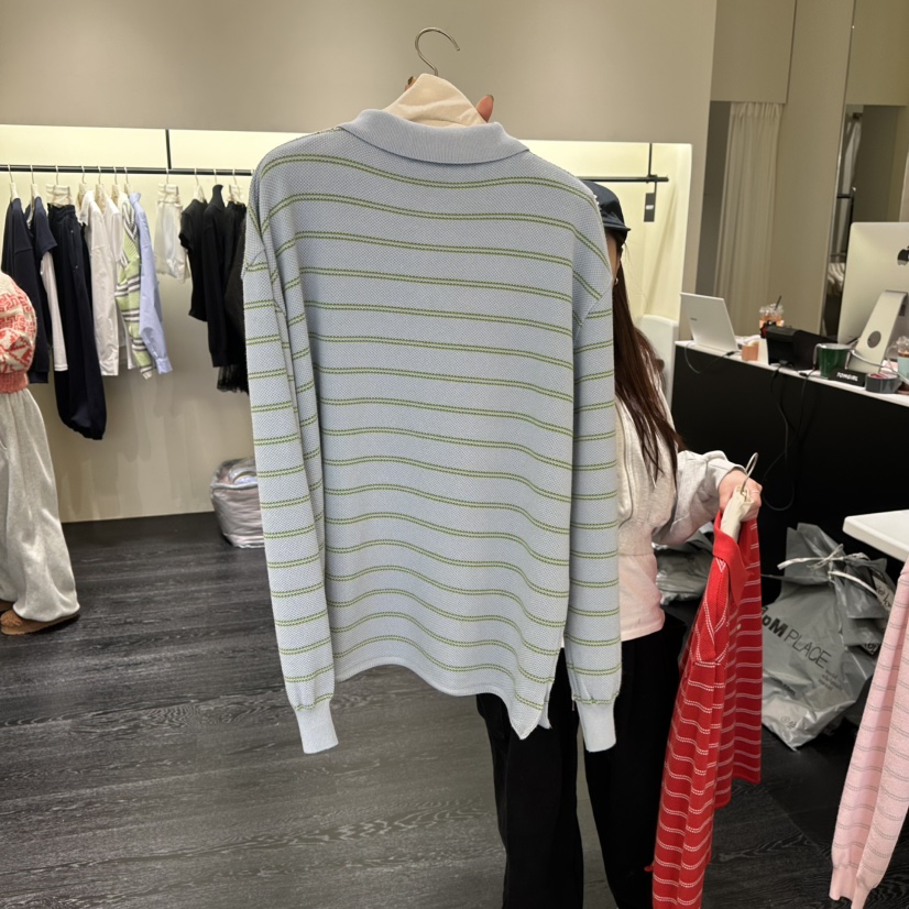 TOMGIRL韓國代購女士新品人氣26春夏職業熱賣時尚真品針織衫TOMGIRL針織衫