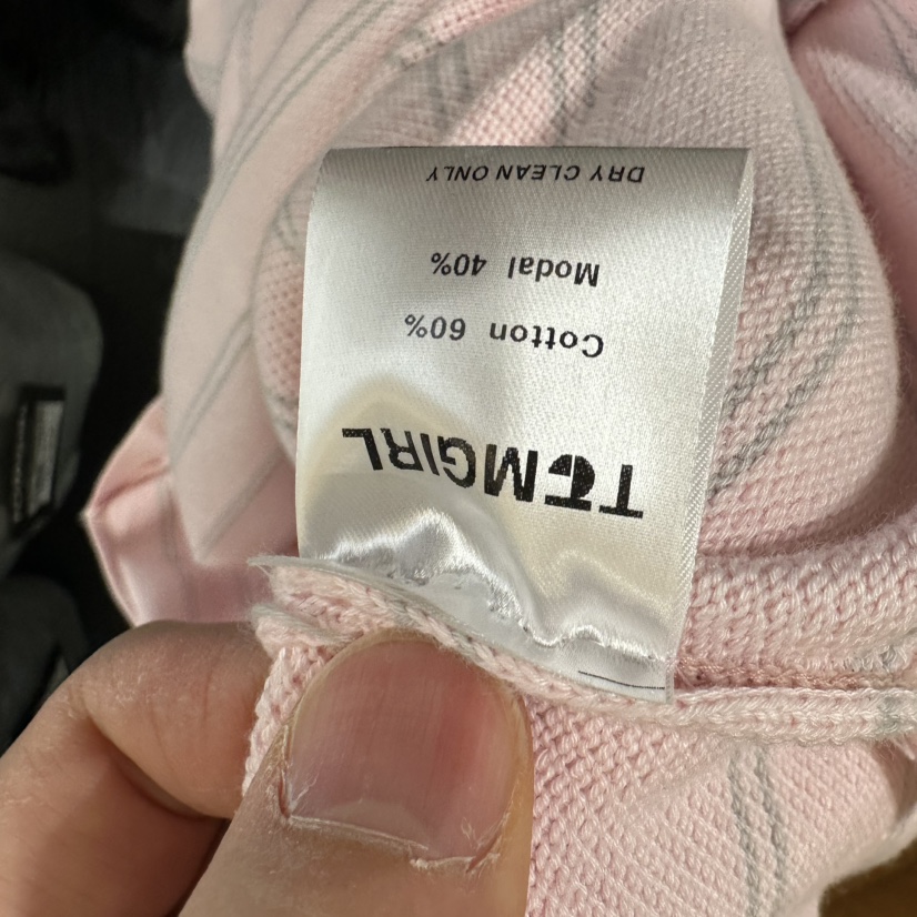 TOMGIRL韓國代購女士新品人氣26春夏職業熱賣時尚真品針織衫TOMGIRL針織衫