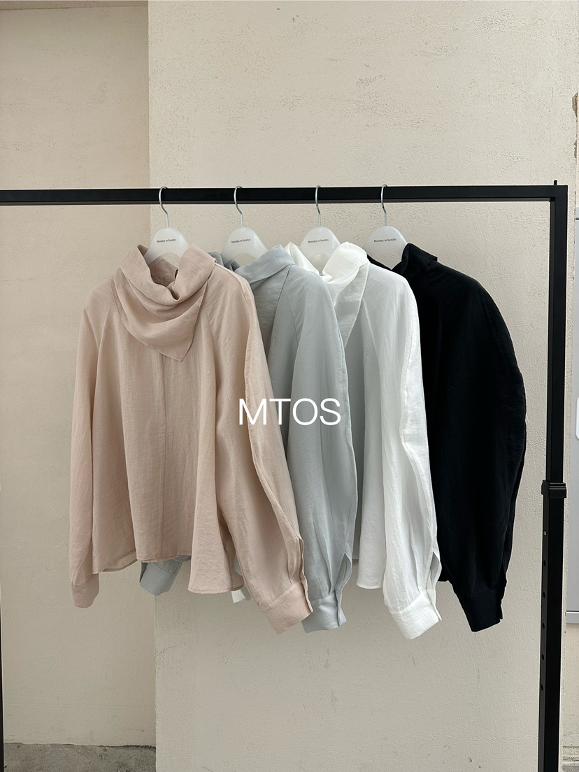 MONDAY TO SUNDAY韓國直郵女裝新款推薦26春夏襯衫蕾絲衫MONDAY TO SUNDAY襯衫/蕾絲衫圖色4左四色