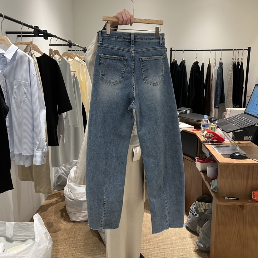 LMT（SAND LIMITED）東大門實拍女士新品職業真品牛仔褲LMT/THE SAND/THE BEIGES_FLOW牛仔褲