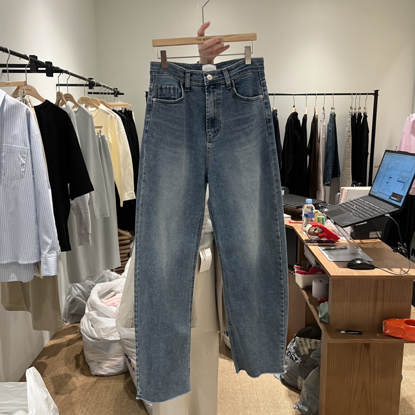 LMT（SAND LIMITED）東大門實拍女士新品職業真品牛仔褲LMT/THE SAND/THE BEIGES_FLOW牛仔褲圖色1