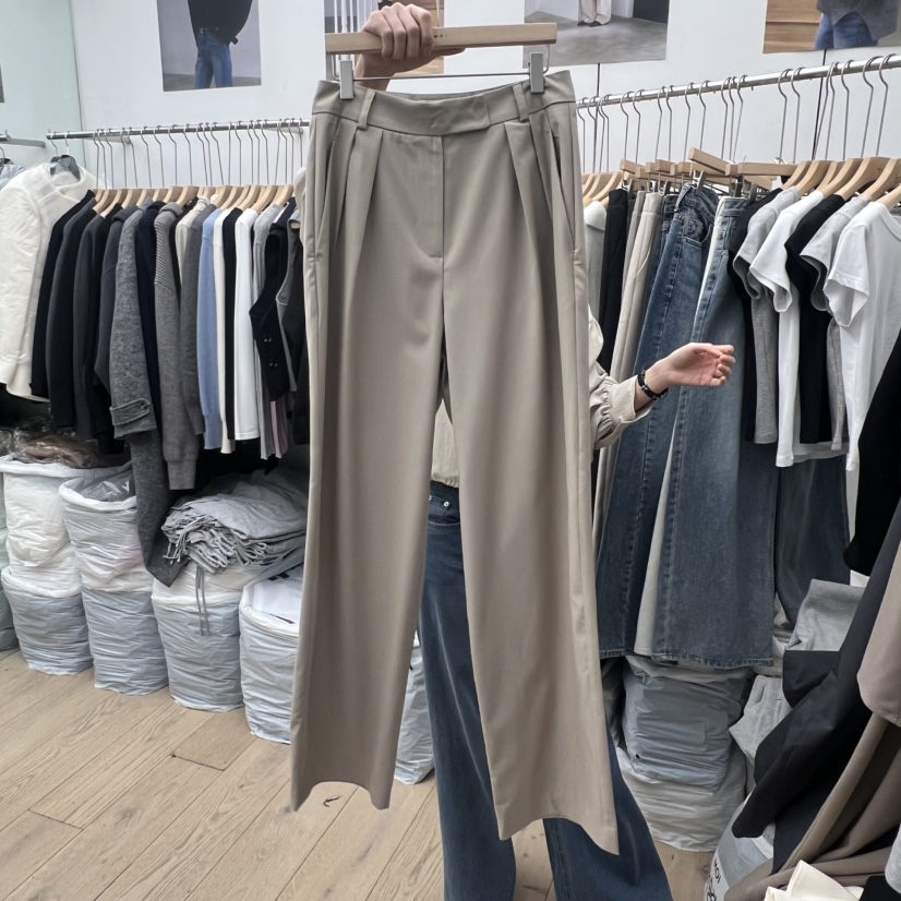 MOI-A東大門實拍女士新品時尚26春夏休閑熱賣真品休閑褲MOI-A休閑褲圖色1