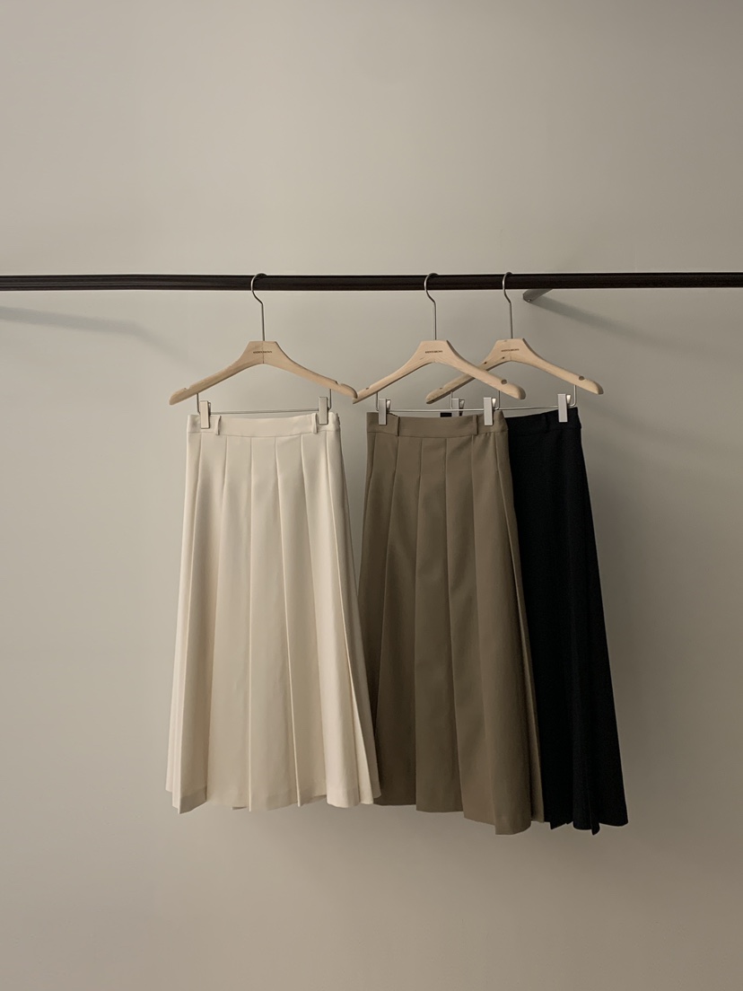 ANDYOUBROWN東大門實拍女裝新款推薦半身裙中短裙百褶褶裙ANDYOUBROWN半身裙/中短裙圖色2左二色