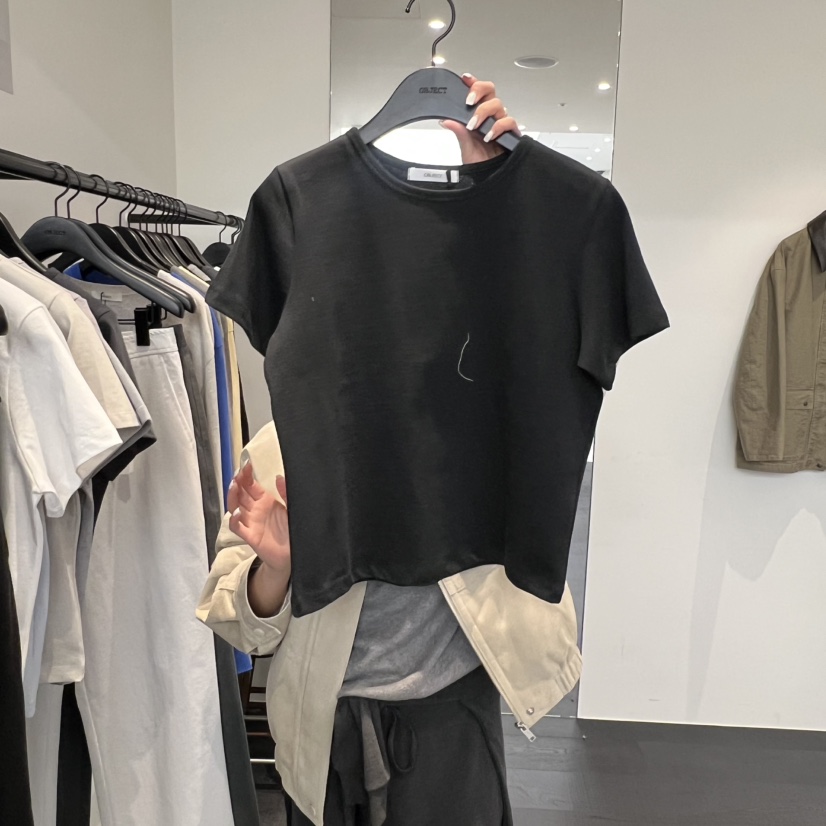 OBJECT東大門實拍女士新款推薦熱賣休閑職業26春夏T恤棉質OBJECTT恤圖色4