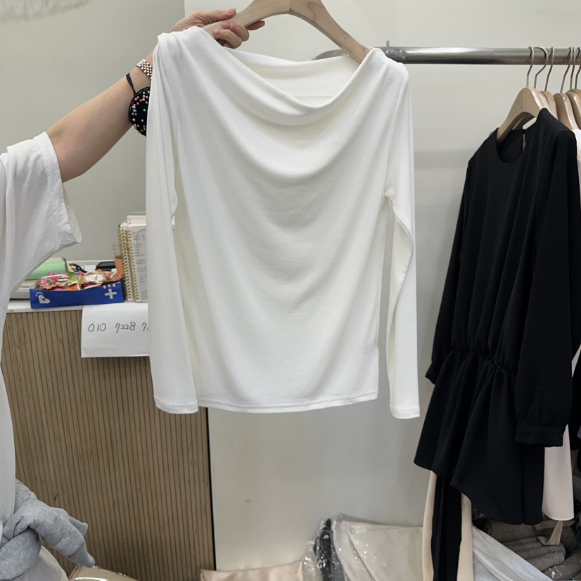 THE LOW東大門直郵女士新品真品26春夏職業推薦休閑長袖T恤THE LOW長袖T恤圖色2