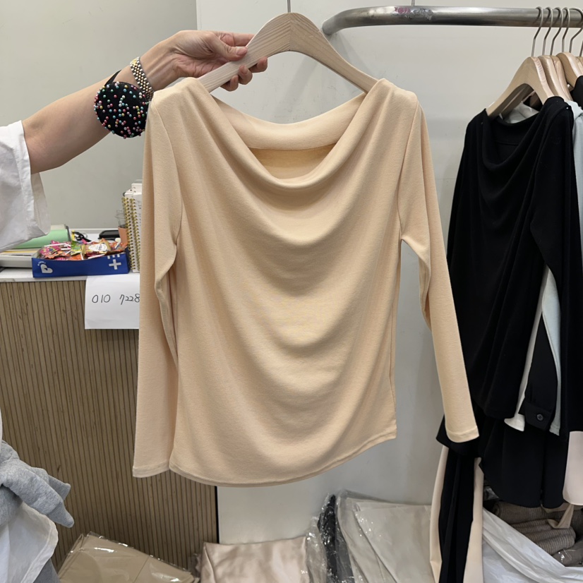 THE LOW東大門直郵女士新品真品26春夏職業推薦休閑長袖T恤THE LOW長袖T恤圖色3