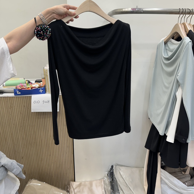 THE LOW東大門直郵女士新品真品26春夏職業推薦休閑長袖T恤THE LOW長袖T恤圖色4