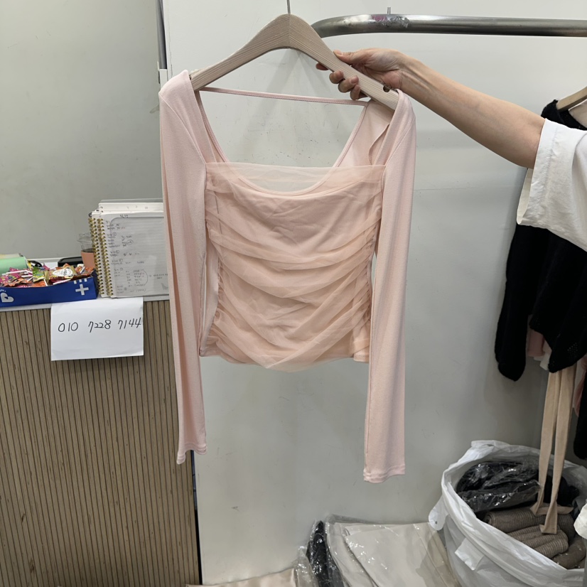 THE LOW韓國直郵女裝新款人氣真品熱賣26春夏推薦長袖T恤THE LOW長袖T恤圖色2