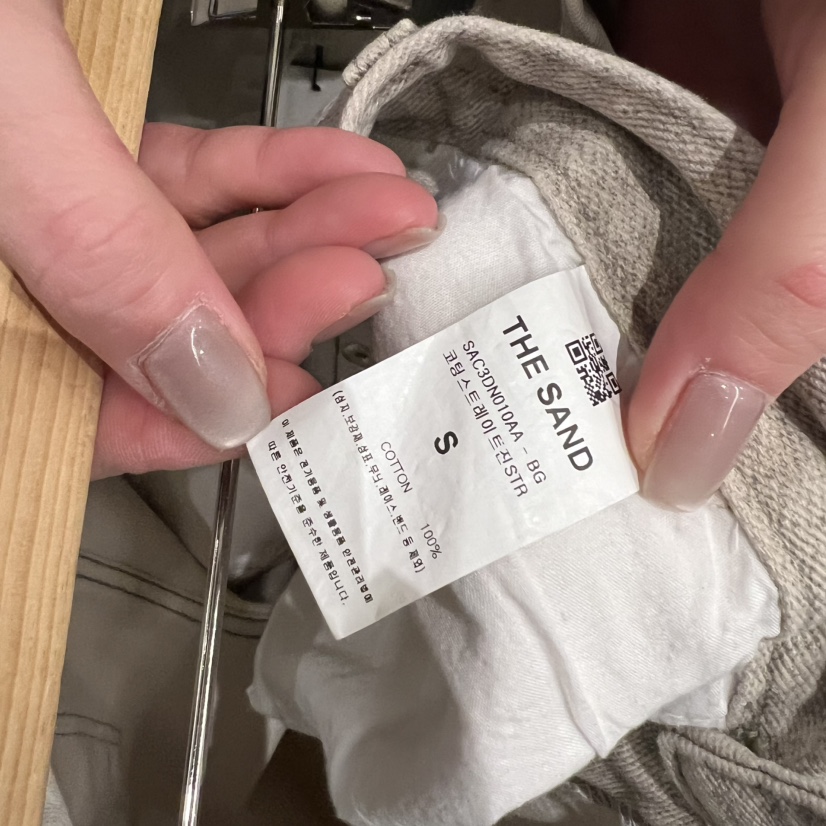 LMT（SAND LIMITED）韓國代購女裝新款時尚休閑褲直筒牛仔涂層LMT/THE SAND/THE BEIGES_FLOW休閑褲