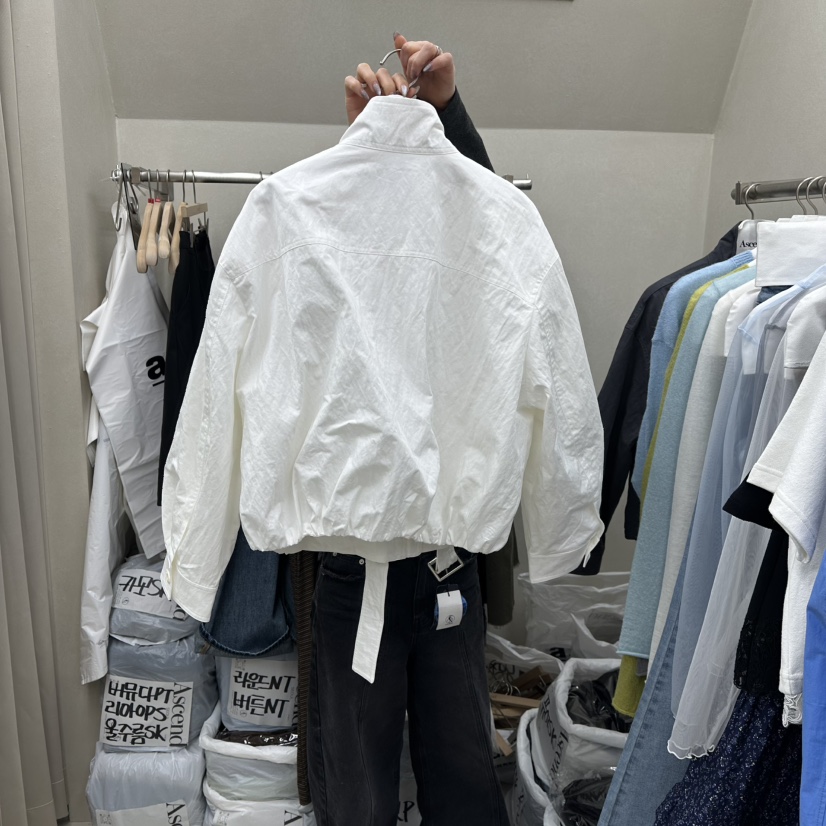 ASCEND東大門代購女士新款真品休閑26春夏推薦職業夾克系帶ASCEND夾克