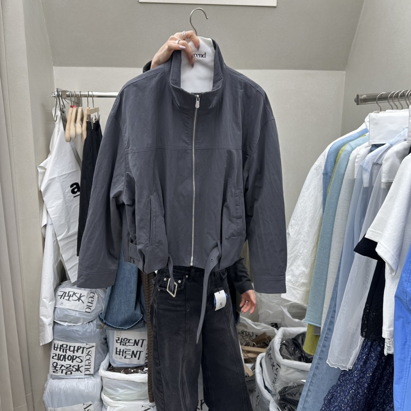 ASCEND東大門代購女士新款真品休閑26春夏推薦職業夾克系帶ASCEND夾克圖色2