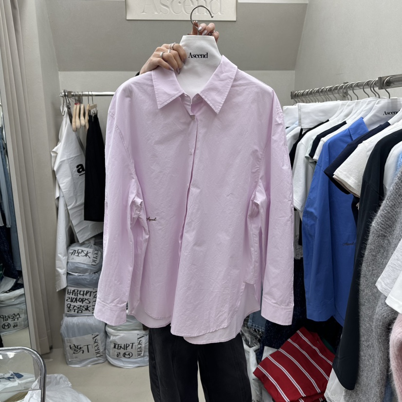 ASCEND韓國直郵女士新品時尚休閑26春夏熱賣襯衫蕾絲衫刺繡ASCEND襯衫/蕾絲衫圖色2